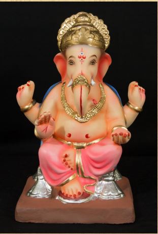Chorang Bethak - 12.5 Inch Paper Mache Ganesh - 5000gms